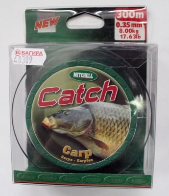 КОРДА CATCH CARP MITCHELL 0.35мм. 300м.