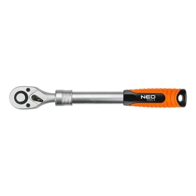 Телескопична тресчотка NEO Tools 08-502 - 1/4\" / Т72 / 150- 200 мм