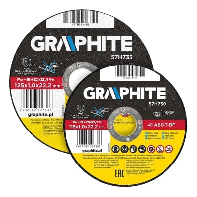 Диск за рязане на метал GRAPHITE - 1 мм