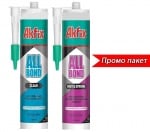 Лепило Akfix All Bond 2 x 290 мл. Clear и Fast & Strong