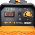 Инверторен аргонов заваръчен апарат ROTOR RTIG 200 / TIG + MMA / 200 A