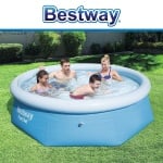 Надуваем кръгъл басейн BESTWAY 244 х 61 см