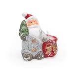 Коледна фигурка свещ - Снежен човек или Дядо Коледа